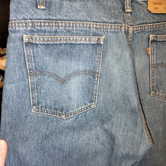 Vintage Levi's Orange Tab high waist 505's 38x32 - Picture 4 of 9